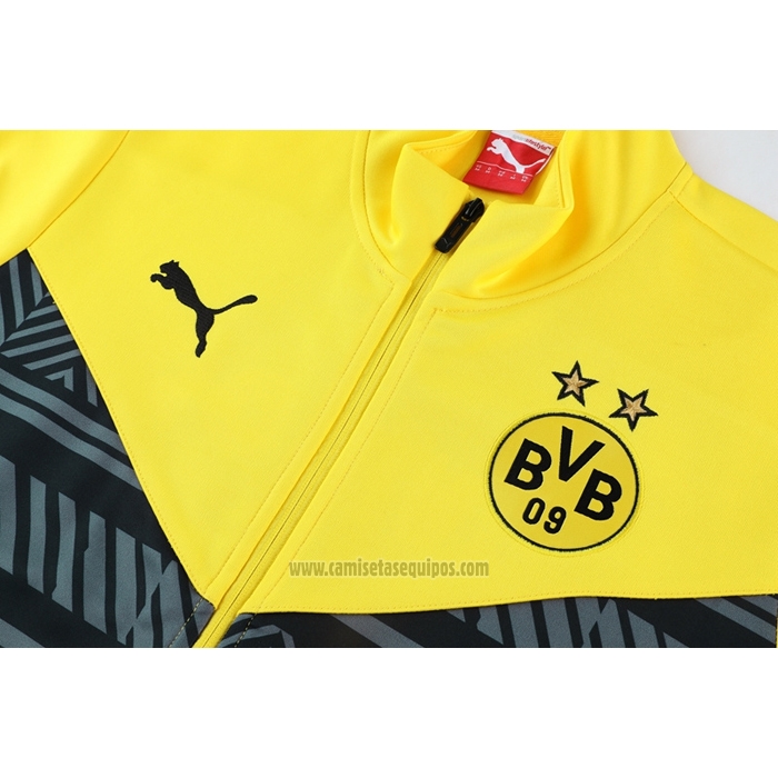 Chandal de Chaqueta del Borussia Dortmund 2022-2023 Amarillo